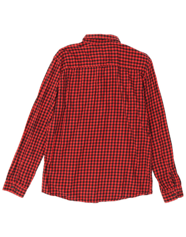 Jack & Jones Herreskjorte XL Rød Gingham Bomuld