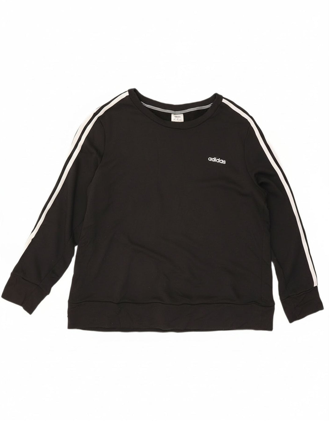 Adidas Dame Climalite Sweatshirt Jumper UK 20/22 XL Sort Polyester