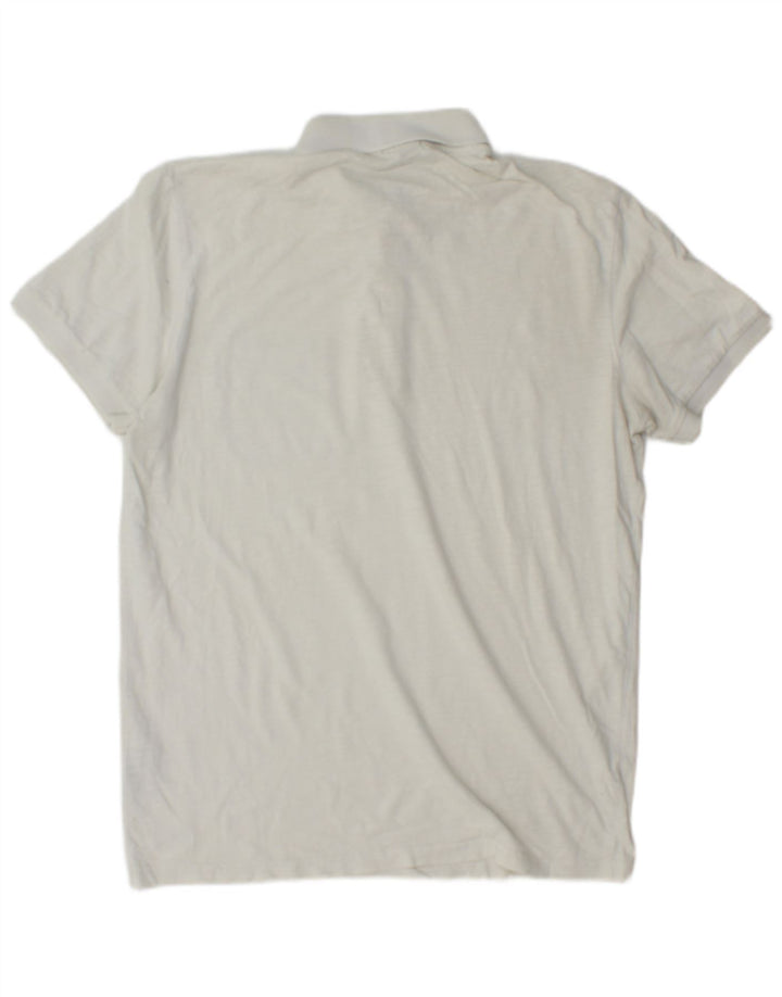 Jack & Jones herre poloskjorte lille hvid bomuld