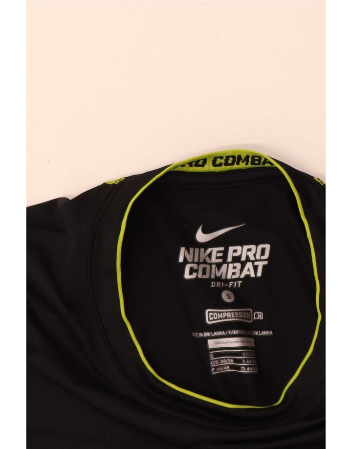 Nike Herre Dri Fit T-Shirt Top UK 36/38 Lille Sort