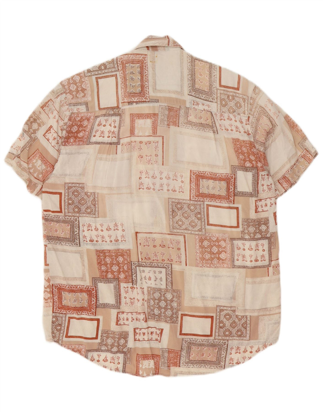 Harrison & Son Kortærmet Herreskjorte Medium Flerfarvet Geometrisk