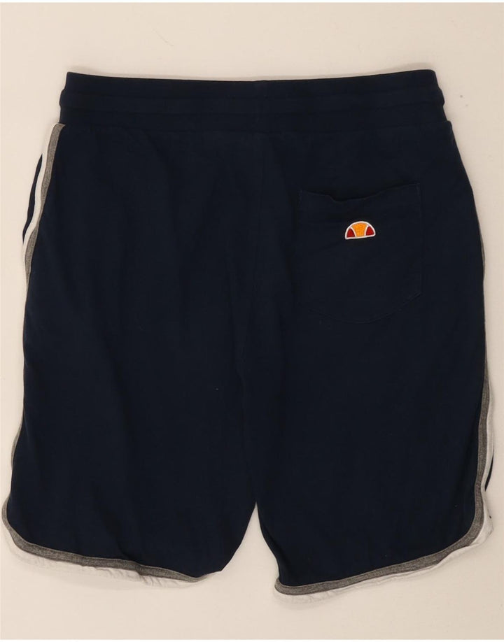 ELLESSE Grafiske sportsshorts til mænd Små marineblå bomuld
