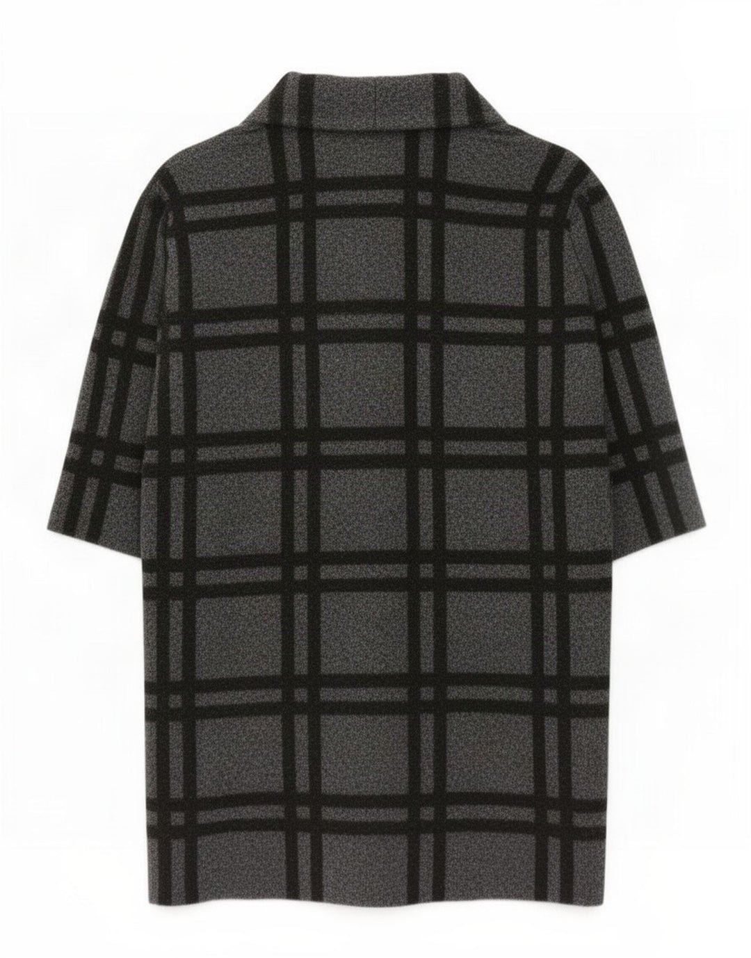 Zara Dame Oversized Overfrakke UK 16 Large Grey Ternet Polyester