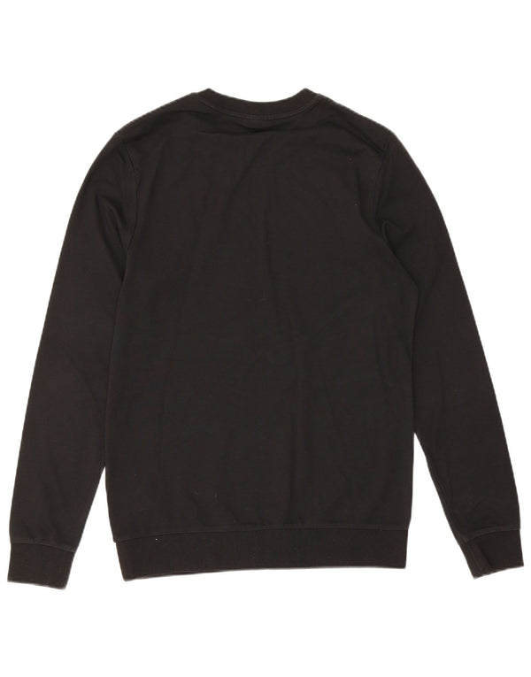 Hugo Boss Grafisk sweatshirt til mænd, lille sort bomuld