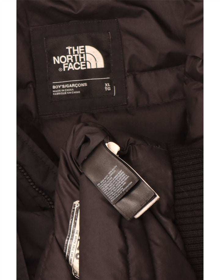 The North Face Boys Polstret Hættejakke 14-15 år XL Sort Polyester