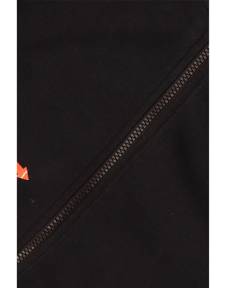 NIKE hættetrøje med lynlås til mænd mellem sort bomuld