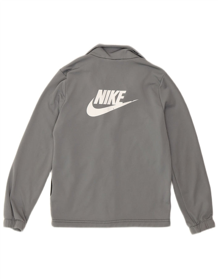Nike Træningsdragt Topjakke til drenge 8-9 år Small Grey Colourblock Polyester
