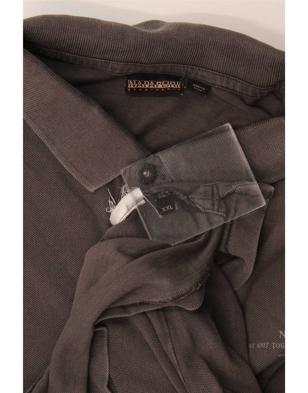 Napapijri herre poloshirt 2XL Grå