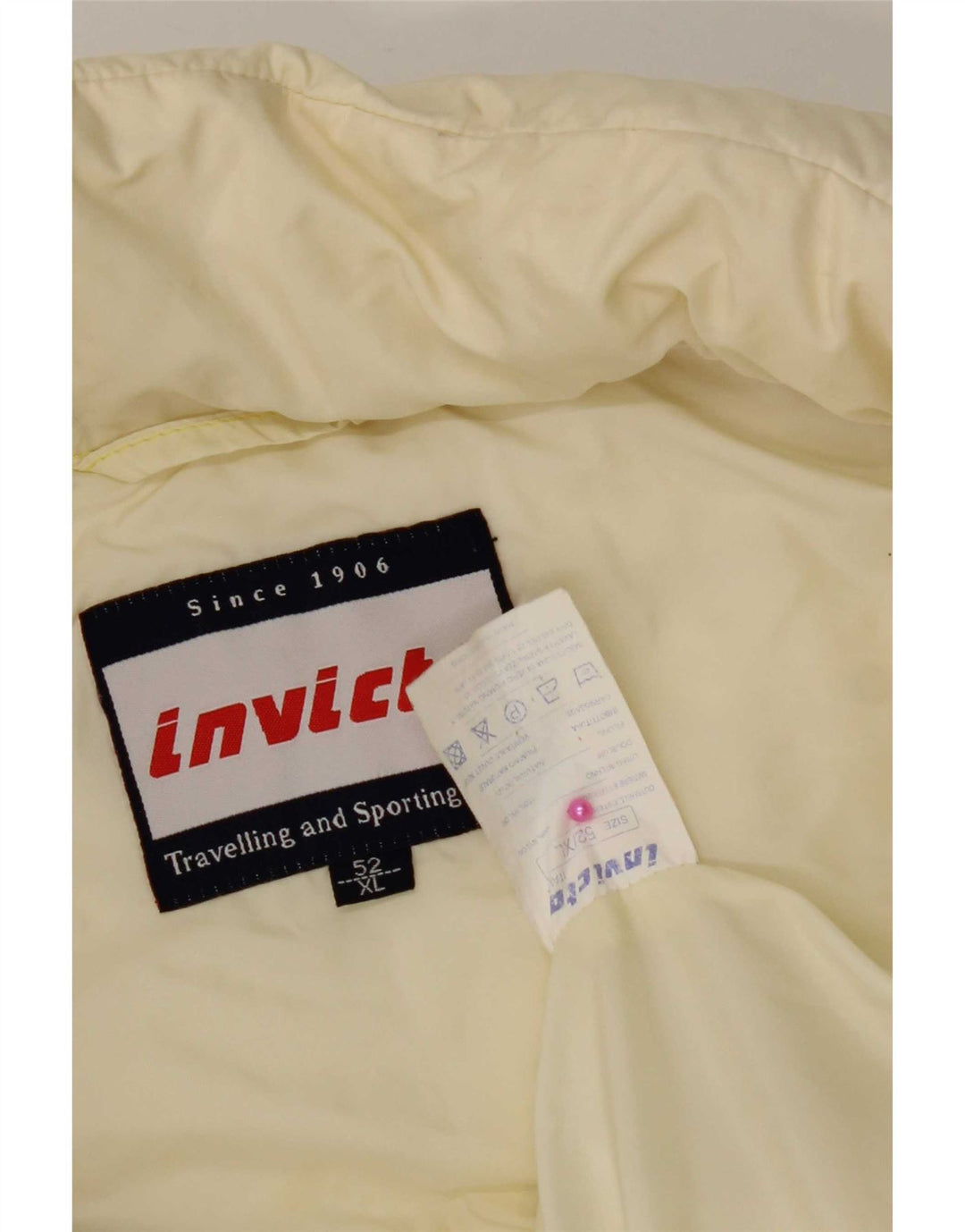 Invicta Herre Polstret Gilet IT 52 XL Off White Nylon