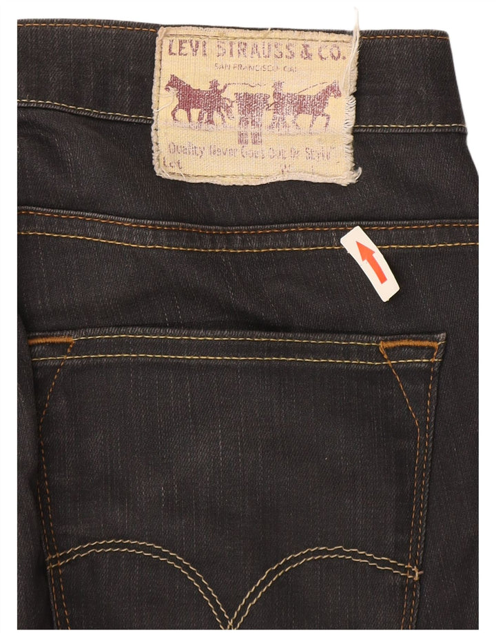 Levi's Herre 504 Straight Jeans W32 L34 Grå Bomuld
