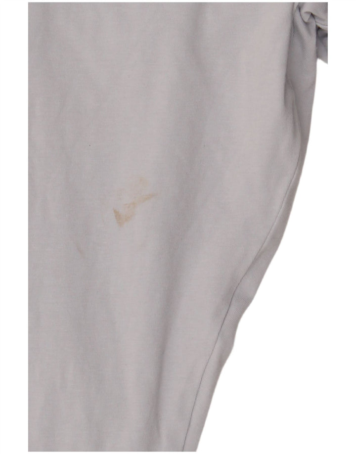 ADIDAS Dame Leggings UK 16 Stor Blå Bomuld