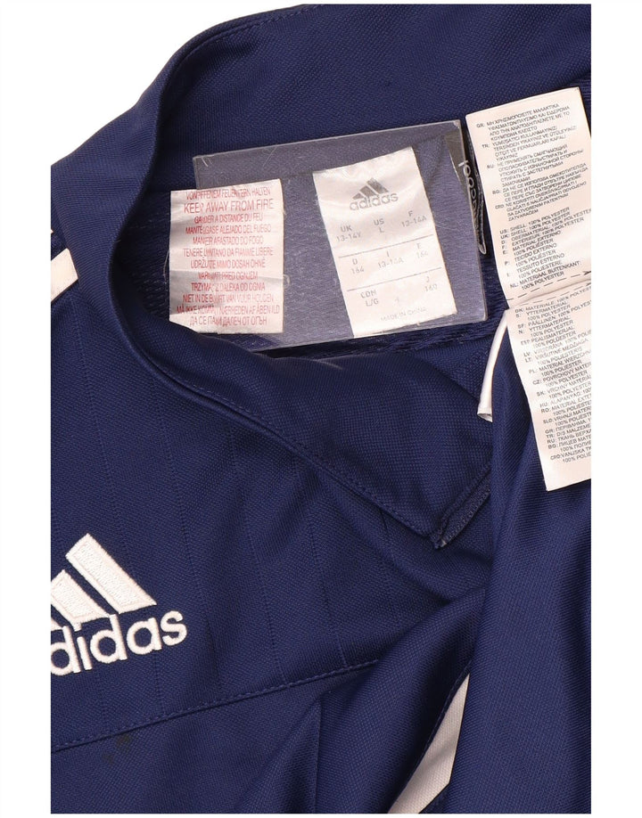 ADIDAS Boys Climacool Pullover Træningsdragt Top 13-14 år Marineblå