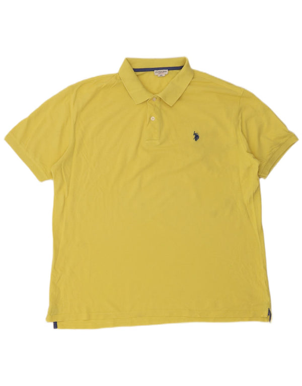 U.S. Polo Assn. Herre poloshirt 2XL gul