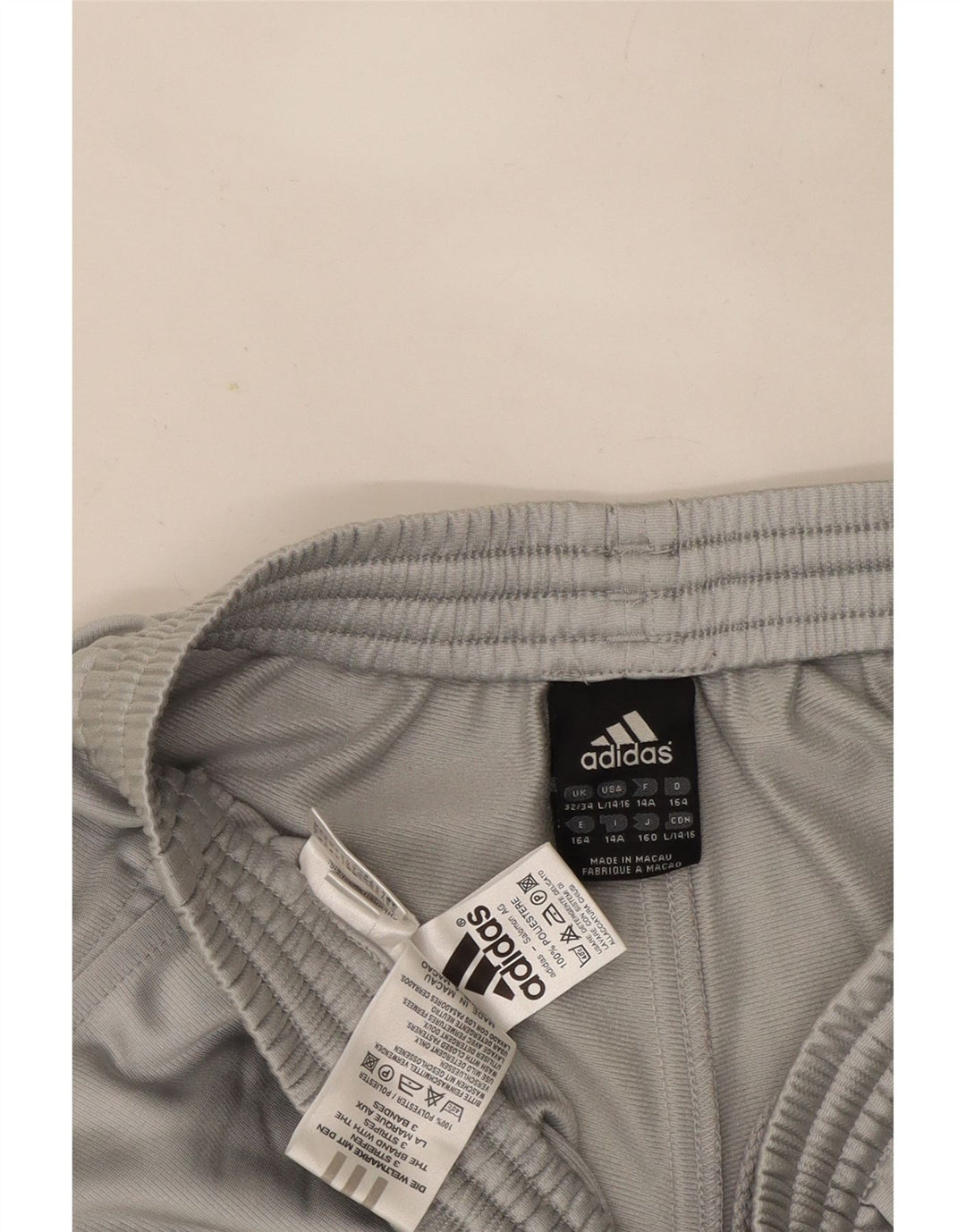 Adidas Drenge træningsbukser 13-14 år Grå polyester