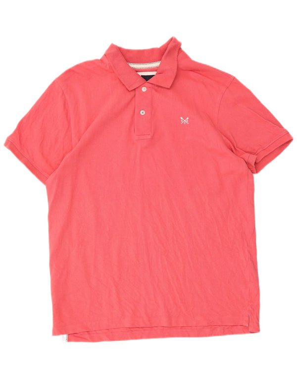 Besætningstøj Herre poloshirt Stor Pink Bomuld