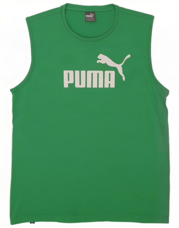Puma Herre Grafisk Vest Top Stor Grøn