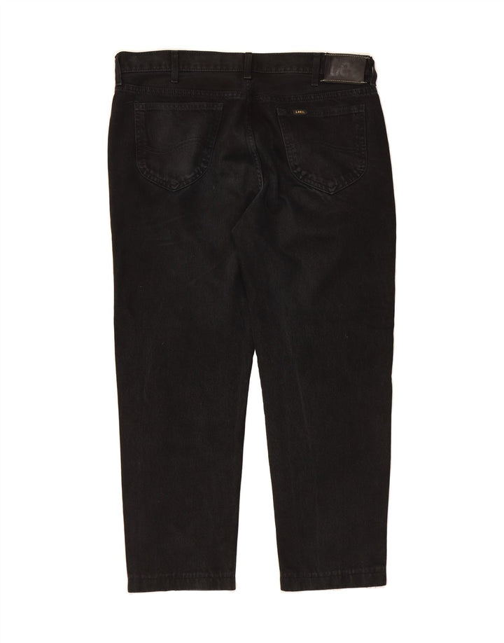 LEE Mens Cropped Jeans Size 38 W38 L26 Black Cotton Vintage Lee and Second-Hand Lee from Messina Hembry 