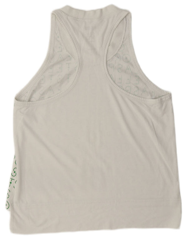 Adidas Dame Stella Grafisk Vest Top UK 12/14 Medium White