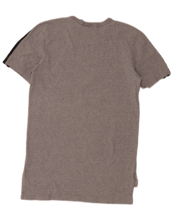 Adidas Grafisk T-shirt top til mænd XS Grå bomuld