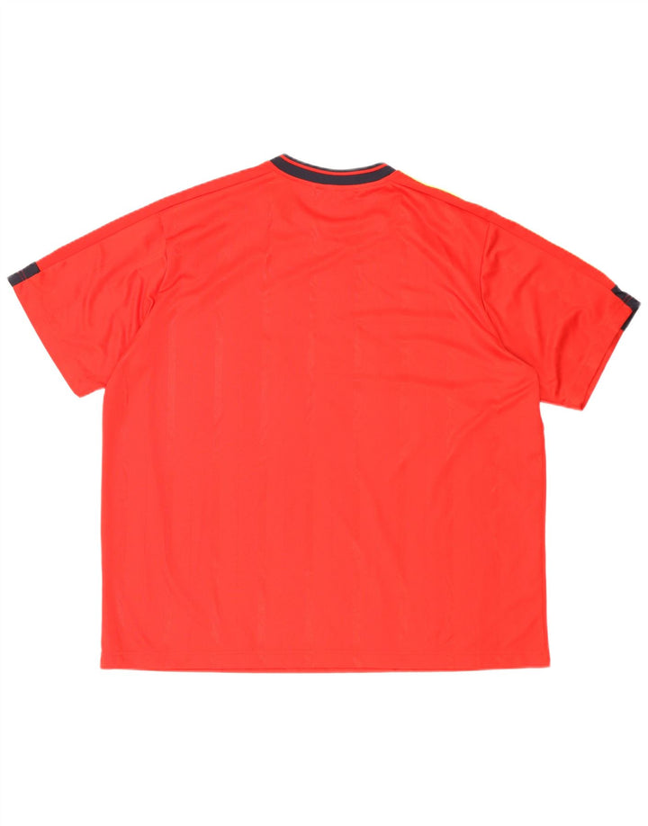 Adidas Herre Grafisk T-Shirt Top 2XL Rød