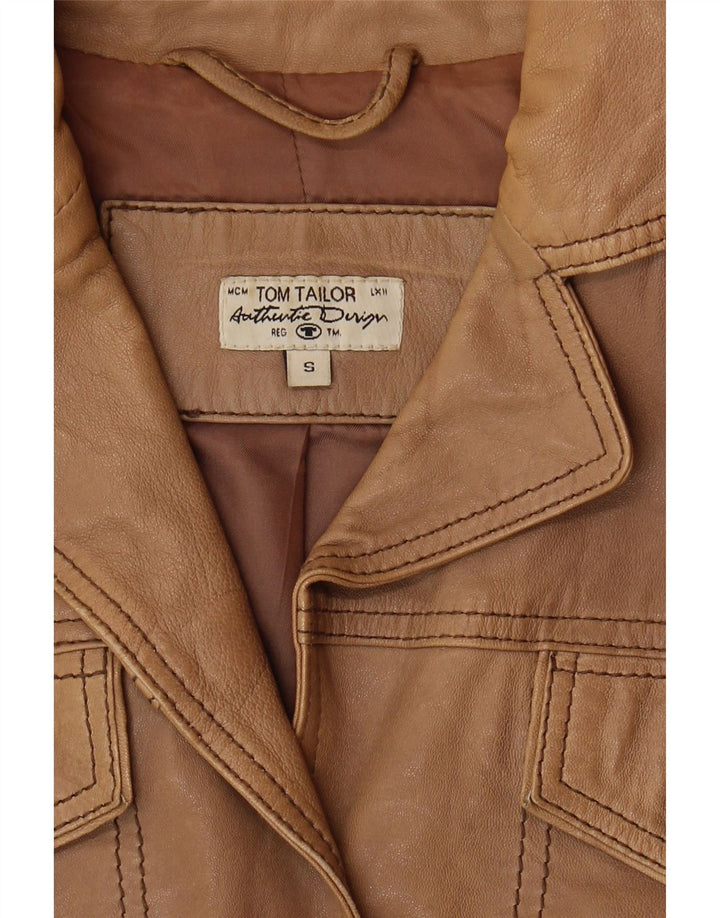 TOM TAILOR Womens Bomber Jacket UK 10 Small Brown Vintage Tom Tailor and Second-Hand Tom Tailor from Messina Hembry 