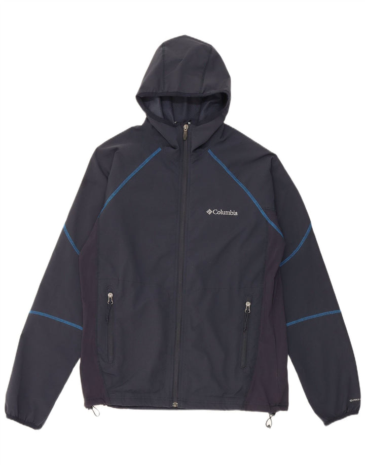 Columbia Herre Omni-Shield Træningsdragt med hætte Top jakke Medium Navy Blue