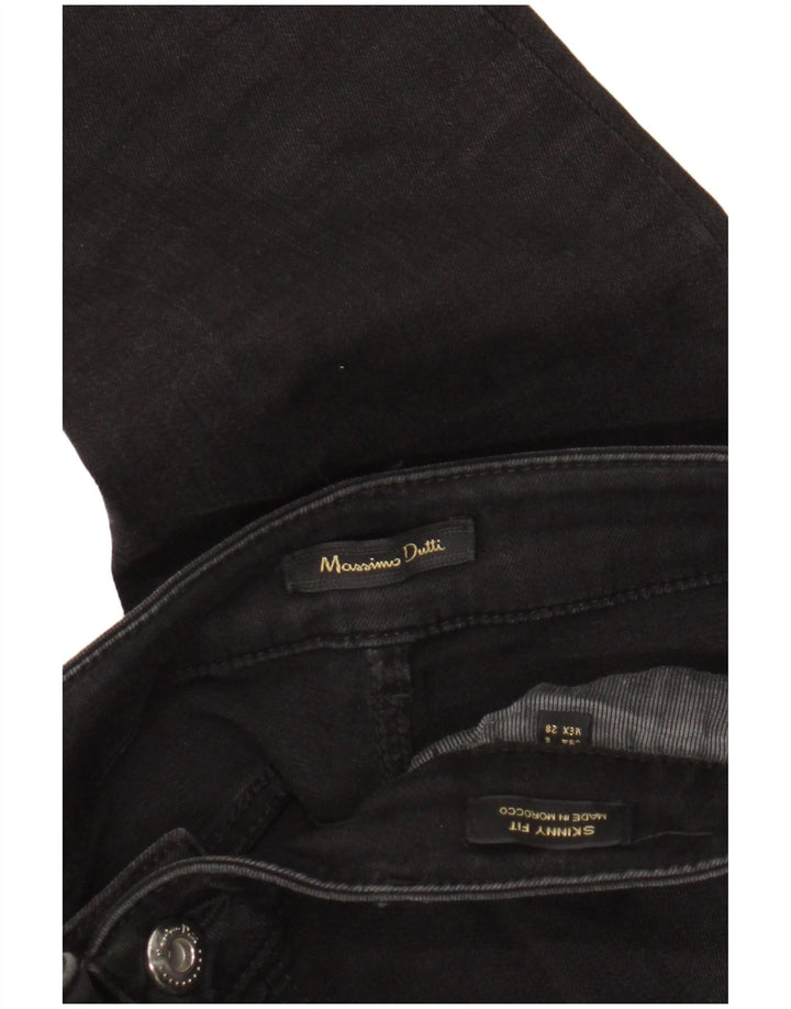 Massimo Dutti Dame Skinny Jeans EU 38 Small W28 L30 Sort