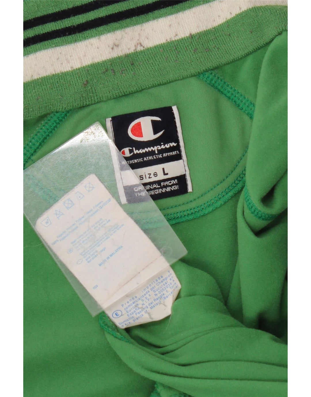 CHAMPION Træningsdragt til mænd Topjakke Stor grøn polyester