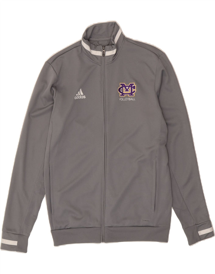ADIDAS Mens Climacool Graphic Tracksuit Top Jacket Medium Grey Polyester Vintage Adidas and Second-Hand Adidas from Messina Hembry 