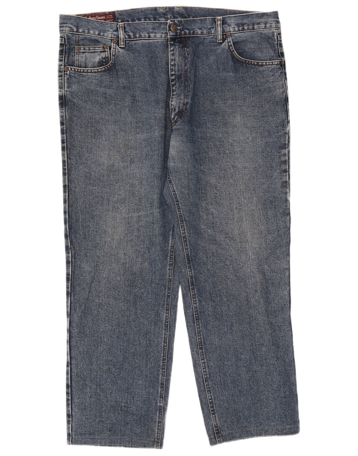 Marlboro Classics Straight Jeans til mænd W42 L28 Blå