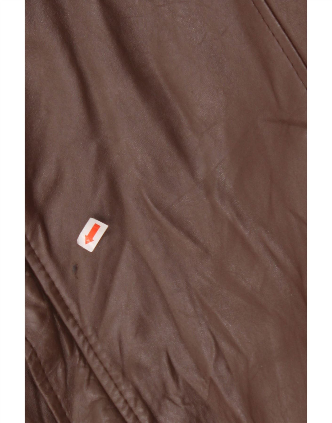 VINTAGE Herre Læderjakke IT 56 3XL Brun