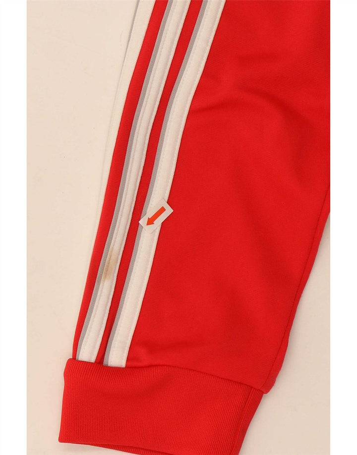Adidas træningsdragt topjakke til kvinder UK 12 Medium Rød Polyester
