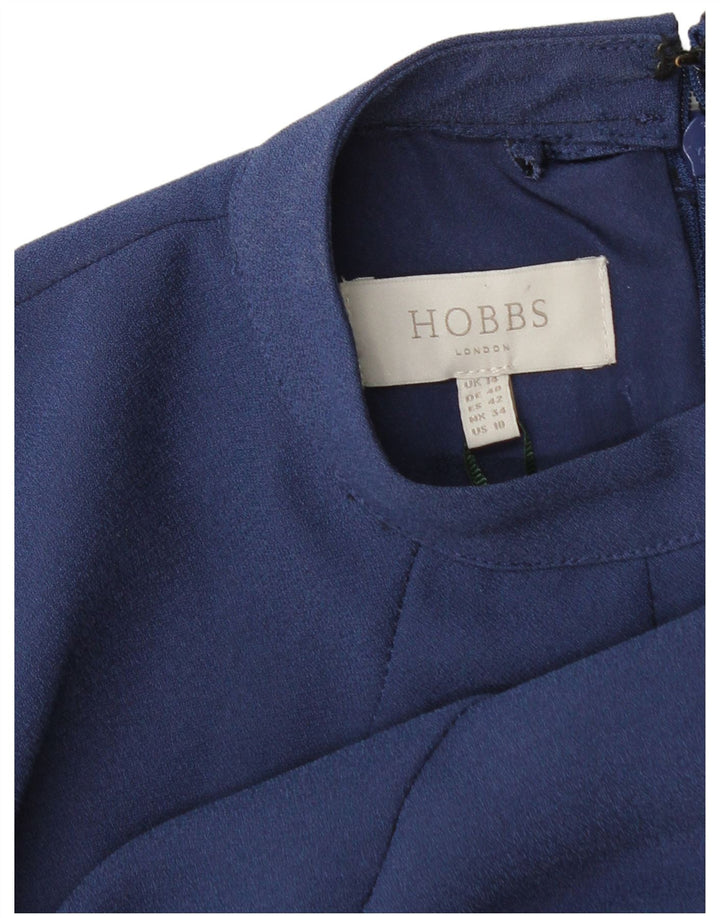 Hobbs Dame Bluse Top UK 14 Large Navy Blue