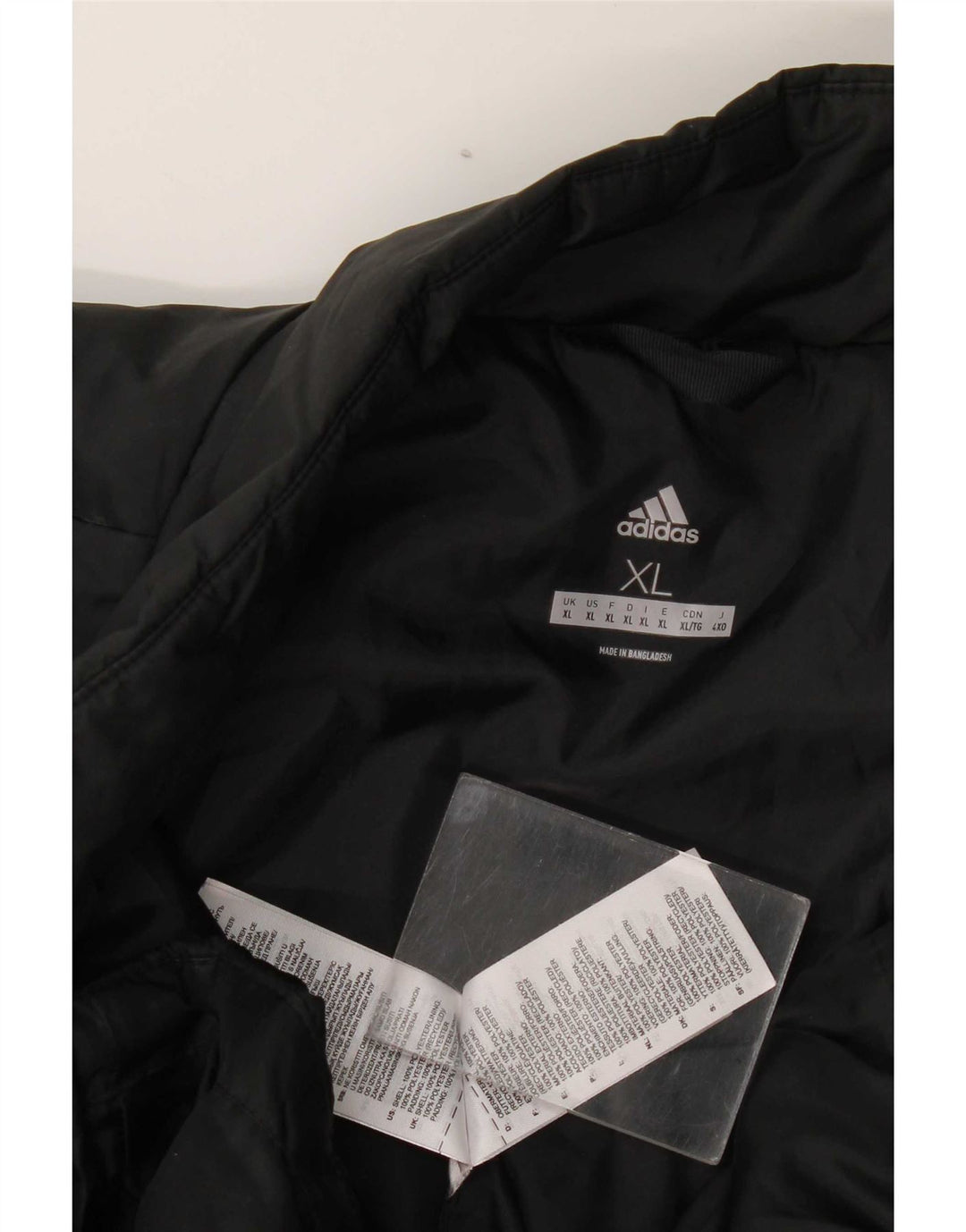 Adidas Polstret Herrejakke UK 42 XL Sort Polyester