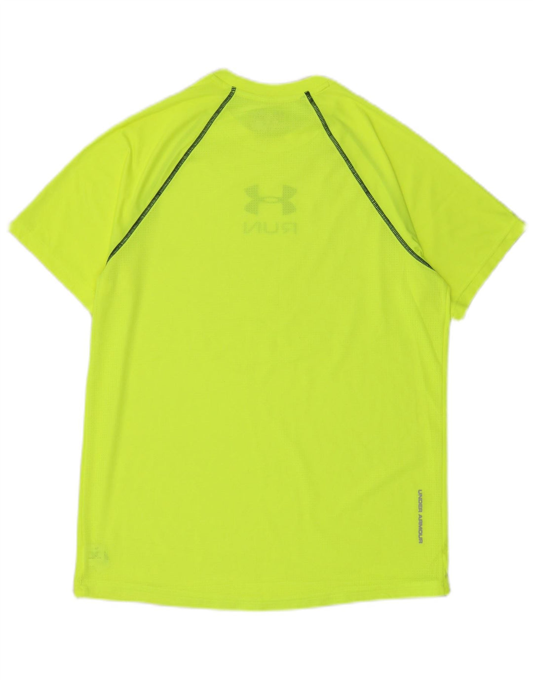 UNDER ARMOUR Herre Heat Gear Grafisk T-Shirt Top Medium Grøn Polyester