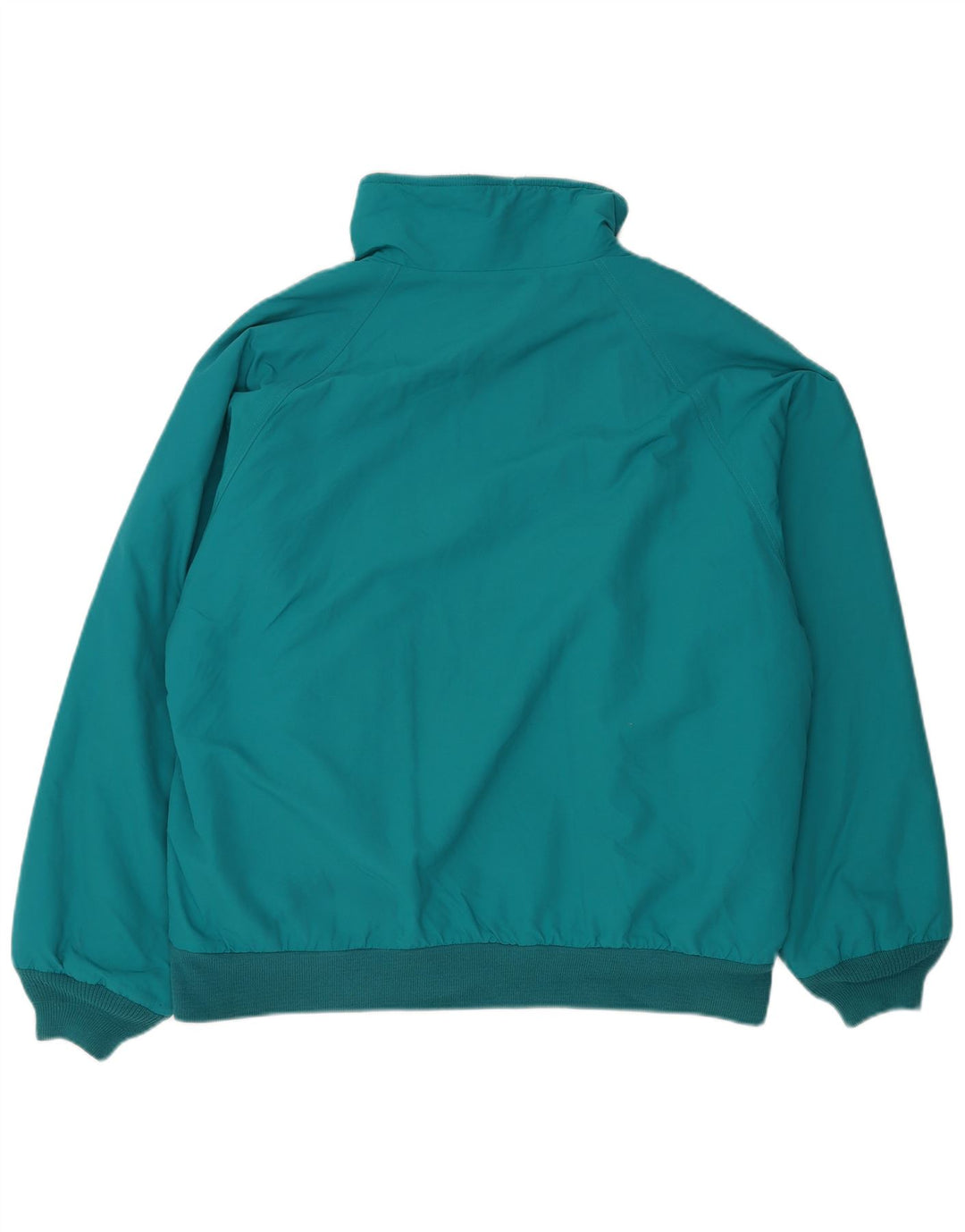 LANDS END Herre Windbreaker Jacket UK 42/44 Large Green Nylon