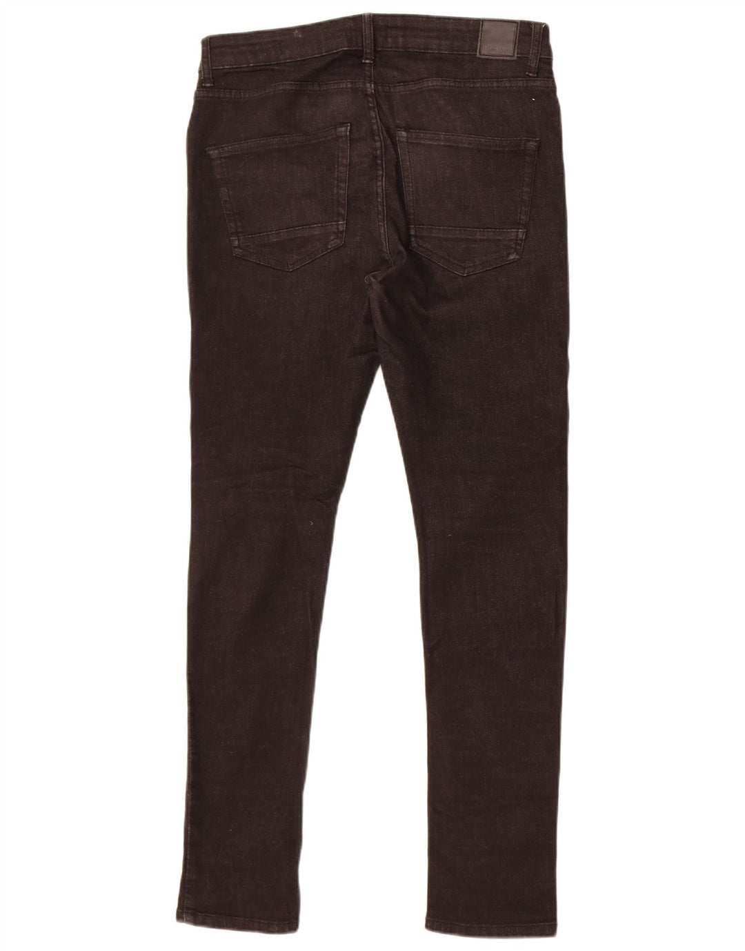 Bænk Herre Skinny Jeans W32 L32 Sort Bomuld