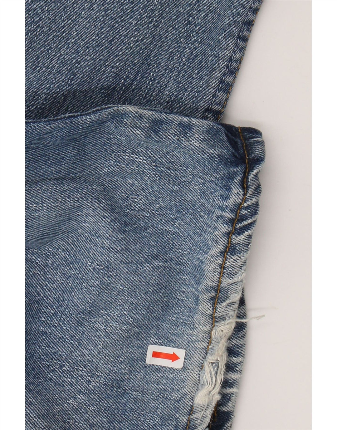 LEVI'S Herre 505 Straight Jeans W36 L30 Blå Bomuld