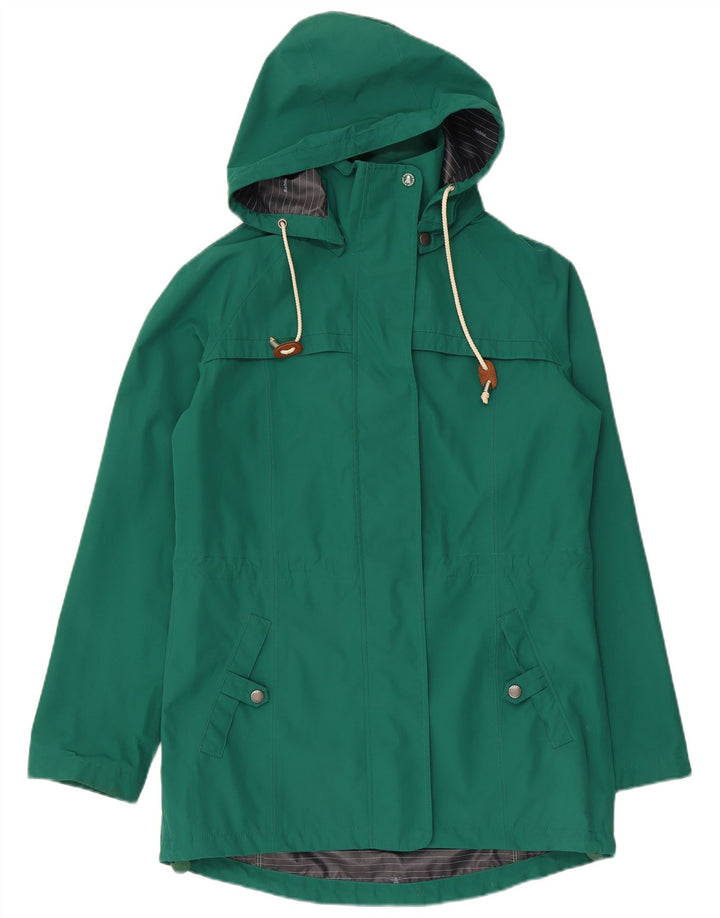 Barbour Regnjakke med hætte til kvinder UK 10 Lille grøn polyester