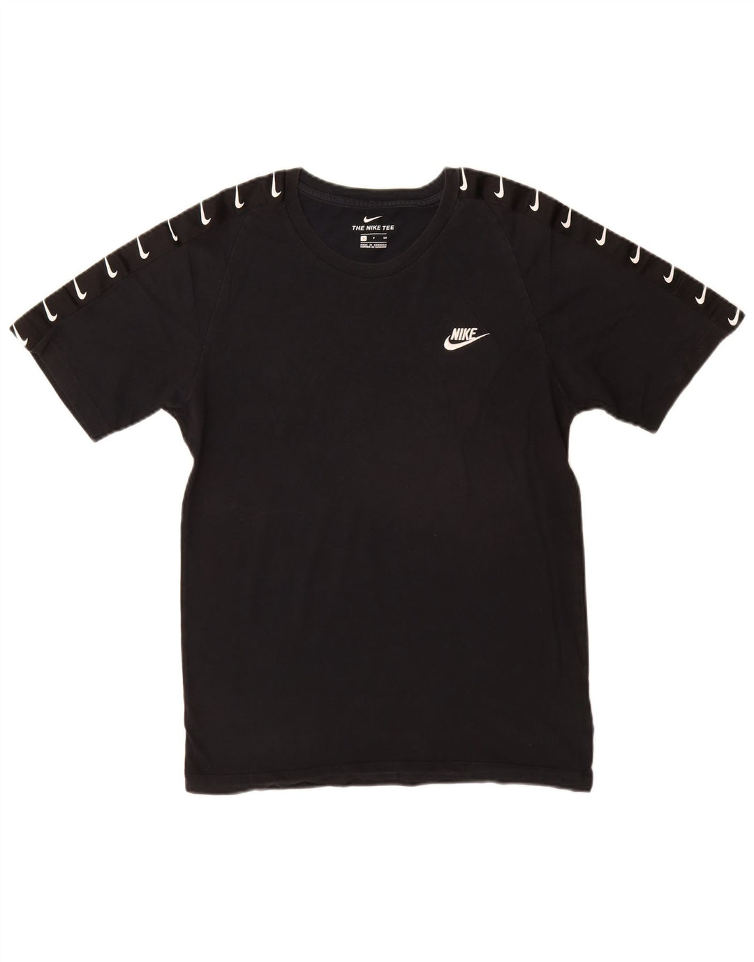 Nike grafisk t-shirt top til mænd, lille sort bomuld