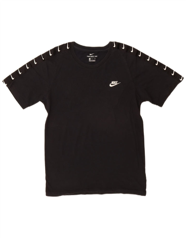 Nike grafisk t-shirt top til mænd, lille sort bomuld