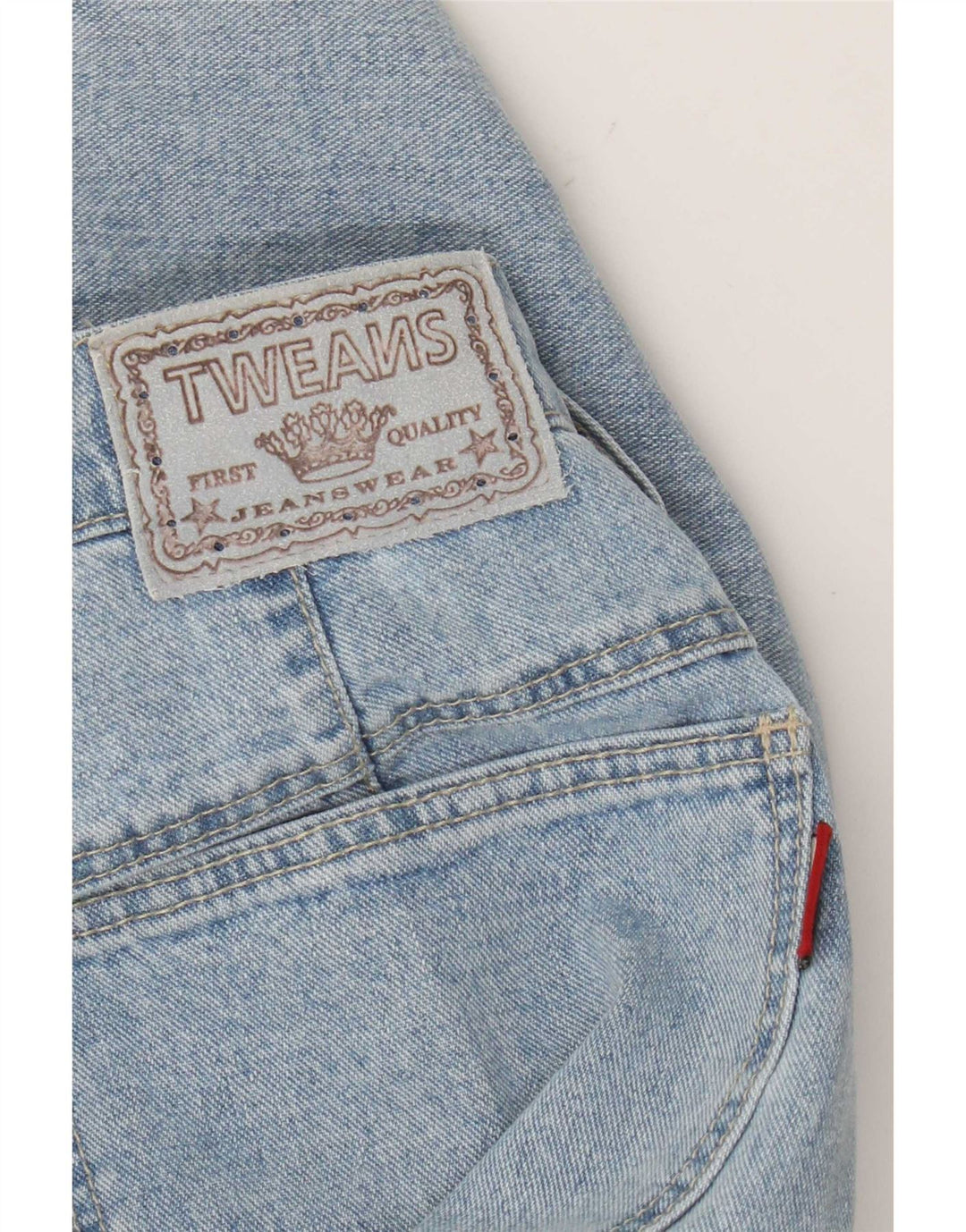 Vintage koniske jeans til kvinder W28 L30 Blå
