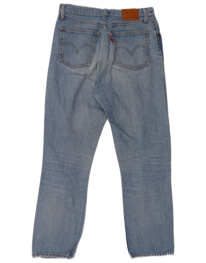 Levi's Herre 501 Straight Jeans W30 L28 Blå Bomuld