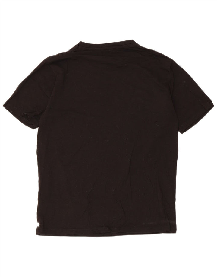 Gas Herre T-Shirt Top Medium Sort Bomuld