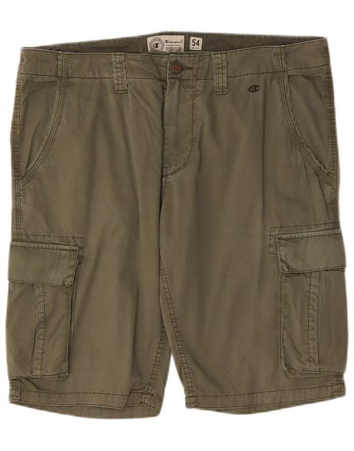 Champion Herre Cargo Shorts IT 54 2XL W38 Khaki Bomuld