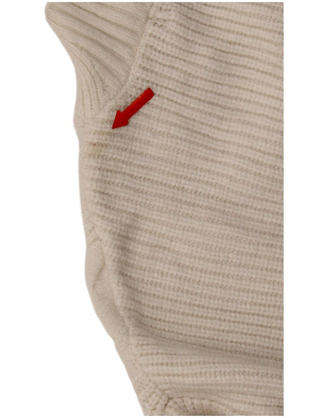 Marks & Spencer Dame Turtle Neck Jumper Sweater UK 14 Medium White