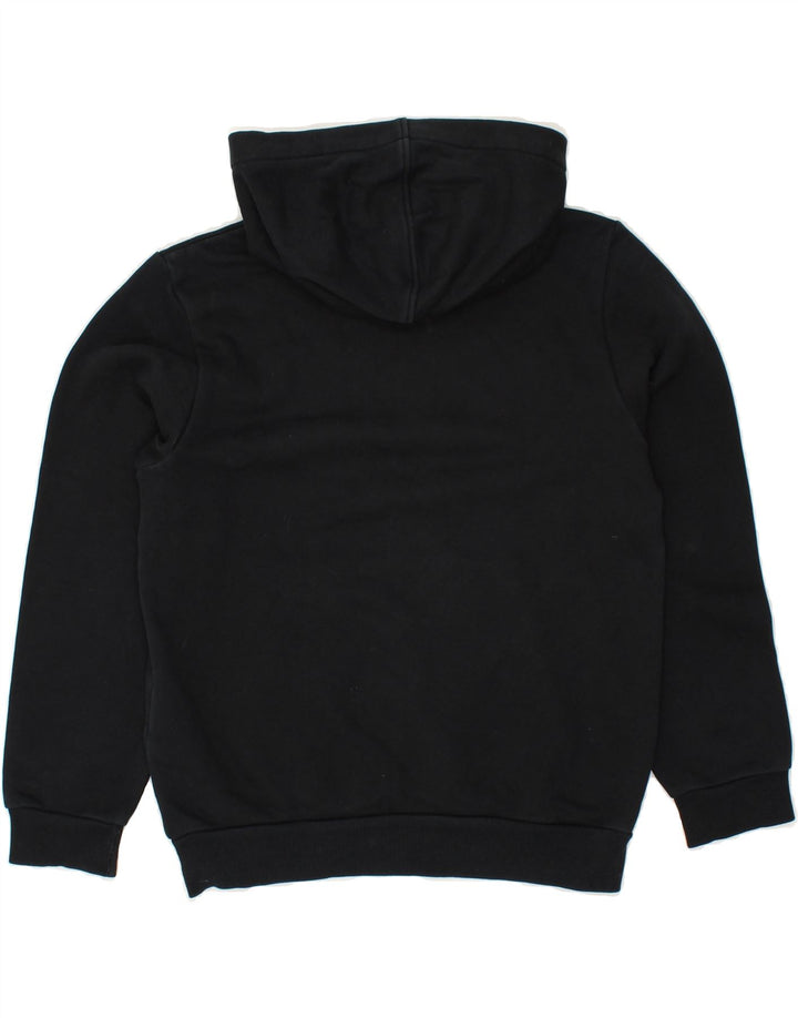 PUMA Boys Hoodie Jumper 11-12 Years Black Cotton | Vintage Puma | Thrift | Second-Hand Puma | Used Clothing | Messina Hembry 