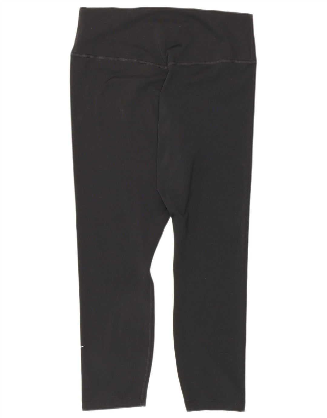 Nike Dame Dri Fit Capri Leggings UK 12 Medium Sort Polyester