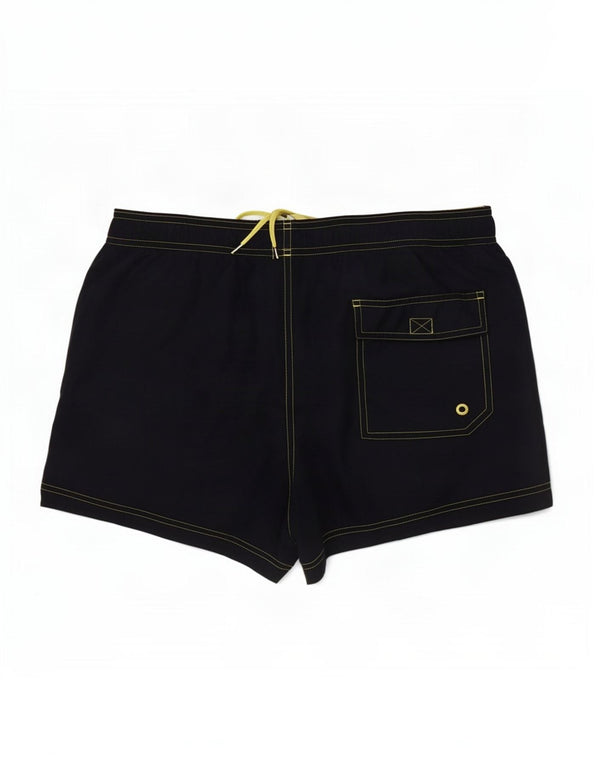Calvin Klein Mens Graphic Swimming Shorts Large Navy Blue Polyester