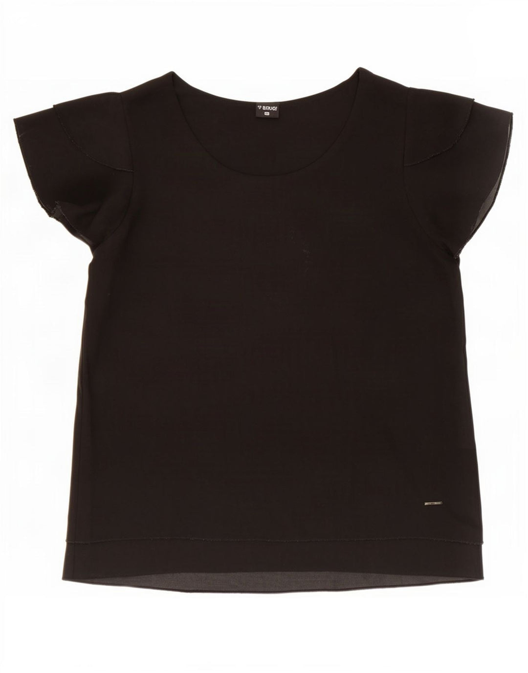 Brugi Dame Bluse Top UK 18 XL Sort